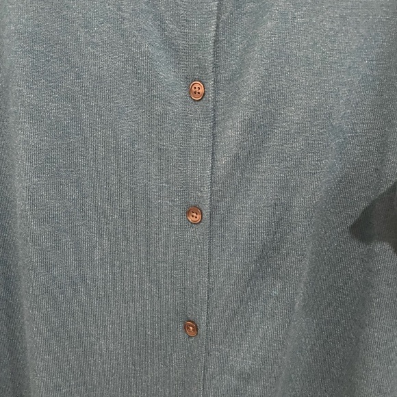 Lane Bryant Women's Teal Cardigan - Picture 2 of 5